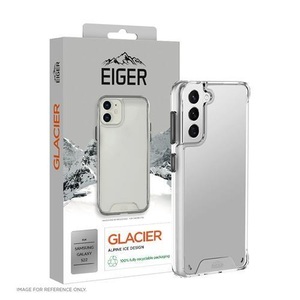 EIGER, Eiger - Samsung Galaxy S22 5G Glacier Case Hybrid Schutzhülle (EGCA00358) - Transparent, Eiger Samsung Galaxy S22 Hard-Cover Glacier (EGCA00358)