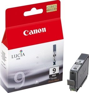 Canon, Original Tintenpatrone schwarz photo Canon PGI-9pbk, 1034B001, Canon Tintenpatrone, schwarz, foto, PGI-9PBK, 1034B001