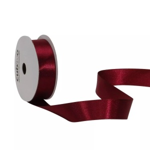 SPYK, SPYK Satinband Cubino 2082.1557 16mmx5m bordeaux, SPYK Satinband Cubino 2082.1557 16mmx5m bordeaux