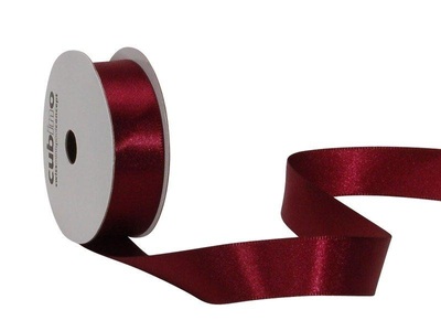 SPYK, SPYK Satinband Cubino 2082.1557 16mmx5m bordeaux, SPYK Satinband Cubino 2082.1557 16mmx5m bordeaux