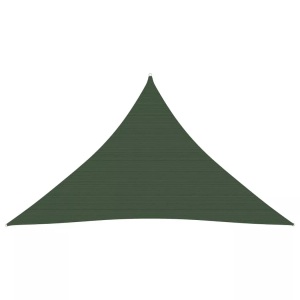 vidaXL, vidaXL Sonnensegel 160 g/m² Dunkelgrün 3,5x3,5x4,9 m HDPE, vidaXL Sonnensegel 160 g/m² Dunkelgrün 3,5x3,5x4,9 m HDPE