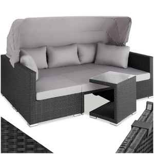 Rattan Lounge mit Aluminiumgestell San Marino Rattan Lounge mit Aluminiumgestell San Marino