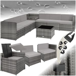 TecTake, Rattan Lounge Verona Rattan Lounge Verona