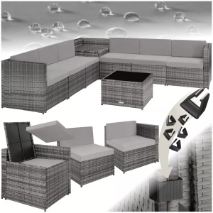 TecTake, Rattan Lounge Verona Rattan Lounge Verona