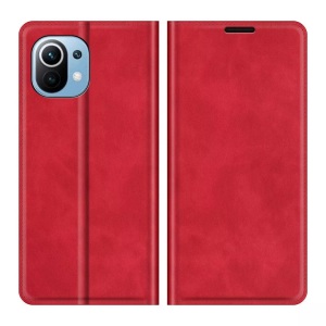 Cover-Discount, Xiaomi 11 Lite - Stand Flip Case Hülle, Cover-Discount - Xiaomi 11 Lite Stand Flip Case Hülle, Weiss Bunt