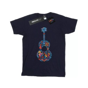 Disney, Coco Guitar Pattern Tshirt Damen Marine M