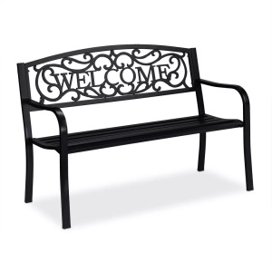 B2X, B2X - Gartenbank Welcome aus Metall, 120cm