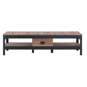 Calicosy, Tv-möbel Farbe Alt-eiche Mit 2 Ablagen Und 1 Schublade Unisex Braun ONE SIZE, Calicosy - TV-Möbel Farbe Alt-Eiche mit 2 Ablagen und 1 Schublade L151 cm, One Size, Eichen Altholz