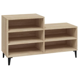 vidaXL, vidaXL Schuhregal Sonoma-Eiche 102x36x60 cm Holzwerkstoff