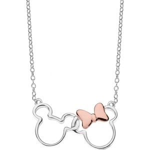 Disney, Halskette Mit Anhänger Damen Zweifarbig 38+2CM, 