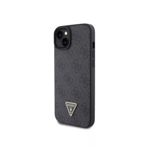 Guess, Guess - Hülle iPhone 15 Triangle Diamond 4G, Schwarz, Guess - Hülle iPhone 15 Triangle Diamond 4G, Schwarz
