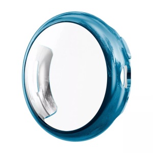 Cover-Discount, Cover-Discount - Google Pixel Watch 3 45mm Gummi Schutz Case Metall-Look, Blau,