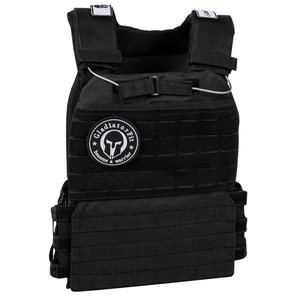 Gladiatorfit, GladiatorFit Gewichtsweste mit Plakette : Schwarz 1.5 KG Gewichtsweste, GladiatorFit - Tactical Weighted Vest