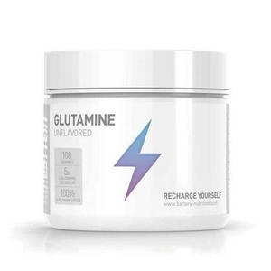 Battery Nutrition, Battery Glutamine Unflavored, 500g, Battery Glutamine Unflavored 500g