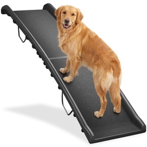 TecTake, Hunderampe Paw Step Auto, Klappbar Und Rutschfest, Bis 90kg Unisex Schwarz 150 cm