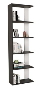 VCM, Holz Raumteiler Stand Regal Bücherregal Deko Bücher Standregal Bralis XL Holz Raumteiler Stand Regal Bücherregal Deko Bücher Standregal Bralis XL, MID.YOU Regal 47/160/22 cm anthrazit , Bralis , Holzwerkstoff , 47x160x22 cm , melaminharzbeschichtet,melaminharzbeschichtet,Nachbildung,Nachbildung , stehend, In verschiedenen Grössen erhältlich, in verschiedenen Holzdekoren erhältlich , 00065703