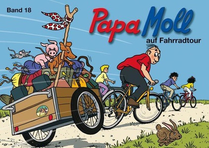 Papa Moll, Papa Mollbuch, Band 18, Papa Moll auf Fahrradtour / Papa Moll Bd.18