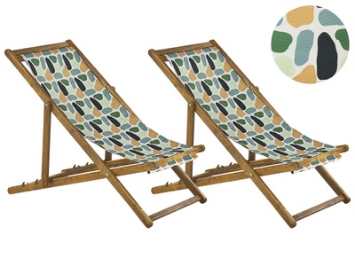Beliani, Beliani Anzio Sonnenliege, Beliani - Liege aus Polyester Modern ANZIO, One Size, Weiss Bedruckt