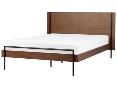 Beliani, Bett mit Lattenrost aus MDF-Platte Modern LIBERMONT Bett mit Lattenrost aus MDF-Platte Modern LIBERMONT