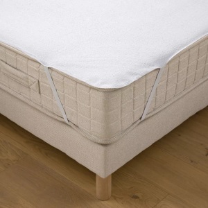 REVERIE, Matratzenschonbezug, Frottee, 250 g/m², PU-Beschichtung, La Redoute Intérieurs - Matratzenschoner, 90X190CM, Weiss