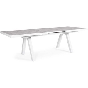 mutoni lifestyle, Garten Ausziehtisch Krion weiss 205-265x103, Garten Ausziehtisch Krion weiss 205-265x103