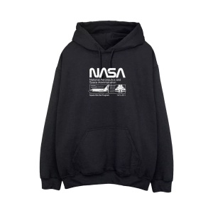 NASA, Kapuzenpullover Unisex Schwarz 3XL, Nasa - Kapuzenpullover, für Herren, Schwarz, Größe 3XL