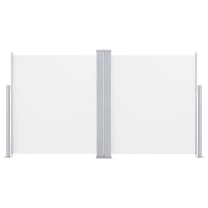 Diverse Hardware, Ausziehbare Seitenmarkise Doppelt 170 x 600 cm Creme, vidaXL Ausziehbare Seitenmarkise Doppelt 170 x 600 cm Creme