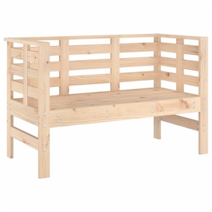 vidaXL, vidaXL Gartenbank 111,5x53x71 cm Massivholz Kiefer
