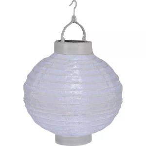 Star Trading, Star Trading Solar Energy Lantern Led, 20 cm - LED-Solarlampion, Star Trading - Solarleuchte FESTIVAL - weiss - Kunststoff - 20/20/22 cm