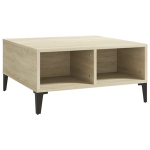 vidaXL, vidaXL Couchtisch Sonoma-Eiche 60x60x30 cm Spanplatte