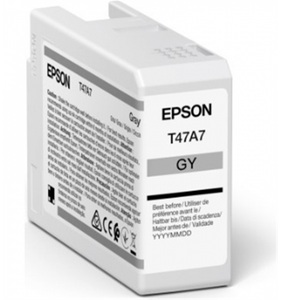 Epson, Epson Tintenpatrone T47A700 gray, Epson Tintenpatrone, grau, SureColor SC-P900, T47A700, (50ml)
