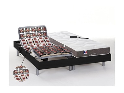 DREAMEA, Matratzen elektrischer Lattenrost Matratzen elektrischer Lattenrost, DREAMEA - Matratzen elektrischer Lattenrost, 70X190CM, Schwarz