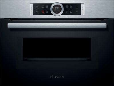 Bosch, Bosch Cmg633Bs1 - Kombibackofen (), Bosch Serie 8, Einbau-Kompaktbackofen mit Mikrowellenfunktion, 60 x 45 cm, Edelstahl, CMG633BS1