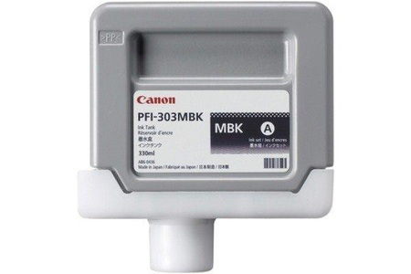Canon, Canon Tintenpatrone PFI-303MBK Original Matt Schwarz 2957B001 Druckerpatrone, Canon Tintenpatrone, matt-schwarz, PFI-303MBK, 2957B001, (330 ml)