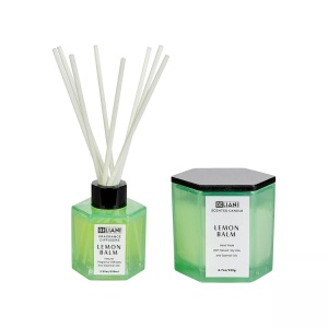 Beliani, Duftkerze mit Duftverteiler aus Sojawachs Modern CLASSY TINT Duftkerze mit Duftverteiler aus Sojawachs Modern CLASSY TINT, Beliani - Duftkerze mit Duftverteiler aus Sojawachs CLASSY TINT, One Size, Mint