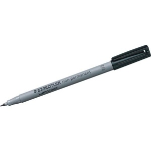 Staedtler, Staedtler Folienstift Lumocolor S non-permanent 311 Schwarz 311-9, Staedtler Lumocolor, non-permanent, Universalstift, 0.4mm, schwarz, 311-9