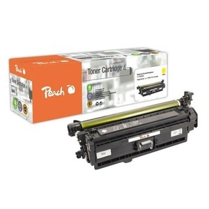 Peach, Peach Tonermodul gelb, kompatibel zu HP CE252A, Peach HP 504 AY Toner ye ersetzt HP No. 504A Y, CE252A für z.B. HP Color LaserJet CM 3500, HP Color LaserJet CM 3530 FS MFP