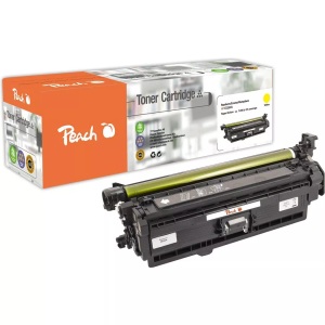 Peach, Peach Tonermodul gelb, kompatibel zu HP CE252A, Peach HP 504 AY Toner ye ersetzt HP No. 504A Y, CE252A für z.B. HP Color LaserJet CM 3500, HP Color LaserJet CM 3530 FS MFP