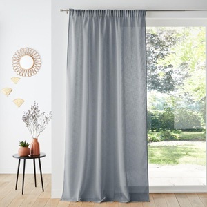 LA REDOUTE INTERIEURS, Vorhang Nyong Mit Faltenband Unisex Blau 140x350CM, 