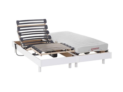 DREAMEA, Matratzen elektrischer Lattenrost 2erSet Latex TYNDARE OKINMotoren Matratzen elektrischer Lattenrost 2erSet Latex TYNDARE OKINMotoren, 