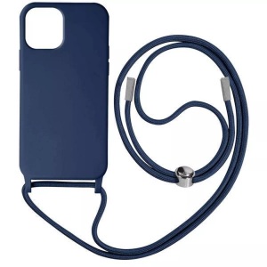Avizar, Apple iPhone 12 Pro Max - Polycarbonat Schutzhülle, Avizar - Kettenhülle iPhone 12 Pro Max Dunkelblau, Blau