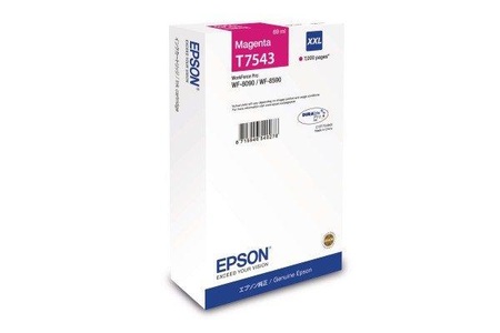 Epson, Epson T7543 XXL Tinte magenta, Epson Tintenpatrone, rot, C13T754340, (7'000 Seiten)