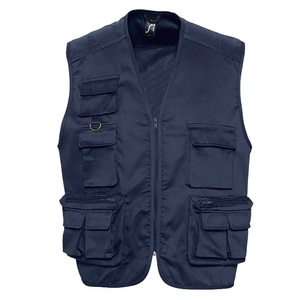 SOL's, SOLS Funktionsweste »Wild Unisex Weste / Bodywarmer mit Reissverschluss und Taschen«, SOLS - Wild Weste Bodywarmer mit Reißverschluss und Taschen, für Damen, Marine, Größe L