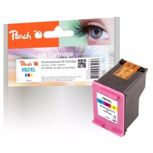 Peach, Peach Druckkopf color kompatibel zu HP No. 62XL, C2P07AE, Peach HP 62 XLc Druckkopf XL col ersetzt HP No. 62XL c, C2P07AE für z.B. HP Envy 7640 e-All-in-One, HP Envy 5640 e-All-in-One, HP OfficeJet 5740