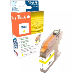 Peach, Peach Tintenpatrone gelb kompatibel zu Brother LC-223, LC-223Y, Peach Tinte Brother LC-223y Yellow