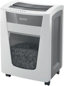 Leitz, Leitz Aktenvernichter IQ Office Pro, Leitz - Aktenvernichter IQ 8006-20-00 Office Pro, P-4, 30lt, Schwarz