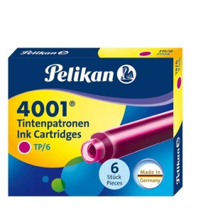 Pelikan, Pelikan Tintenpatrone 4001 Pink, 6, PELIKAN Tintenpatrone TP/6 pink 6 Stück