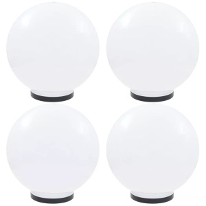 vidaXL, vidaXL LED-Gartenleuchten 4 Stk. Kugelförmig 40 cm PMMA, vidaXL LED-Gartenleuchten 4 Stk. Kugelförmig 40 cm PMMA