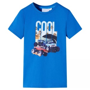 vidaXL, vidaXL Kinder-T-Shirt Blau 128, vidaXL Kinder-T-Shirt Blau 128