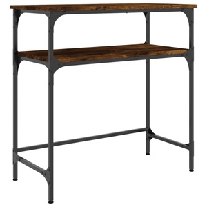 vidaXL, vidaXL Konsolentisch Räuchereiche 75x35,5x75 cm Holzwerkstoff, vidaXL Konsolentisch Räuchereiche 75x35,5x75 cm Holzwerkstoff